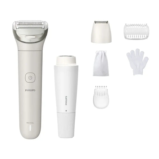 Philips Lady Shaver Series 8000 Ασύρματη ξυριστική μηχανή Wet & Dry Λευκή 