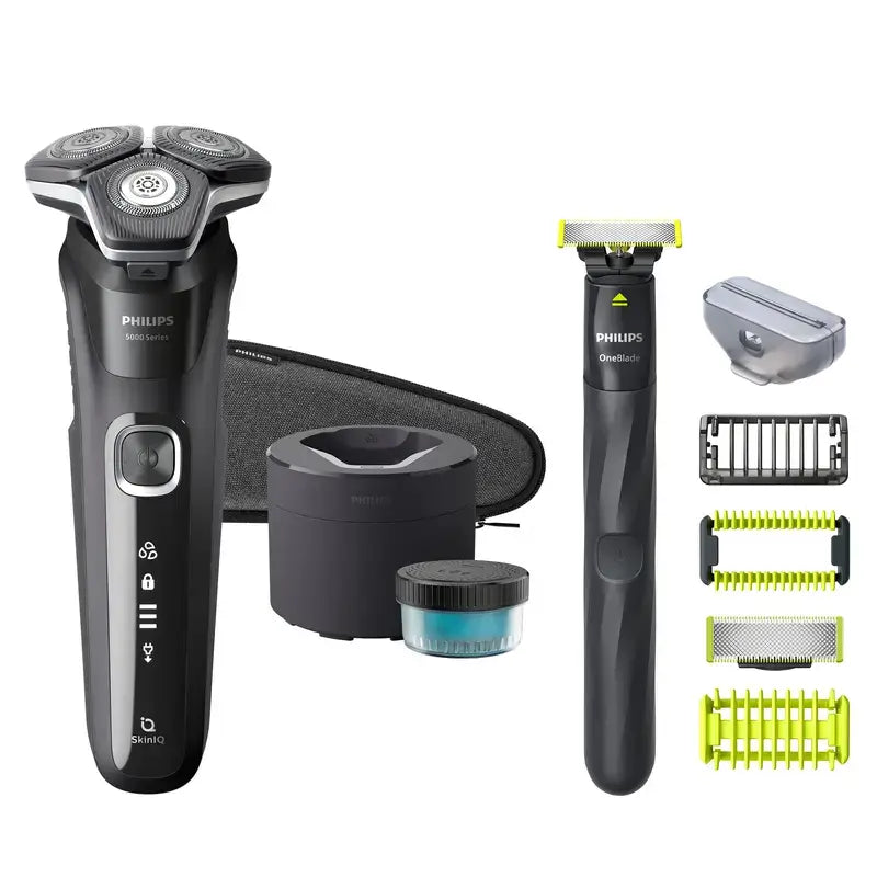 Philips Shaver Series 5000 Wet & Dry Skiniq, κεφαλές 360D 