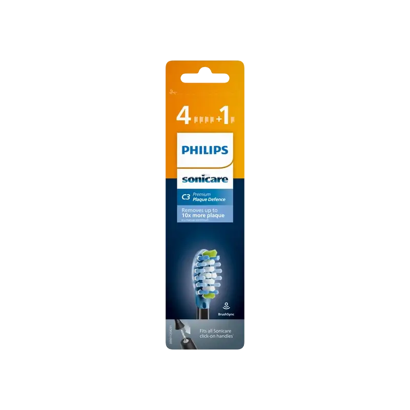Ανταλλακτικά Philips Sonicare Premium Plaque Defence, 4+1 τεμάχια