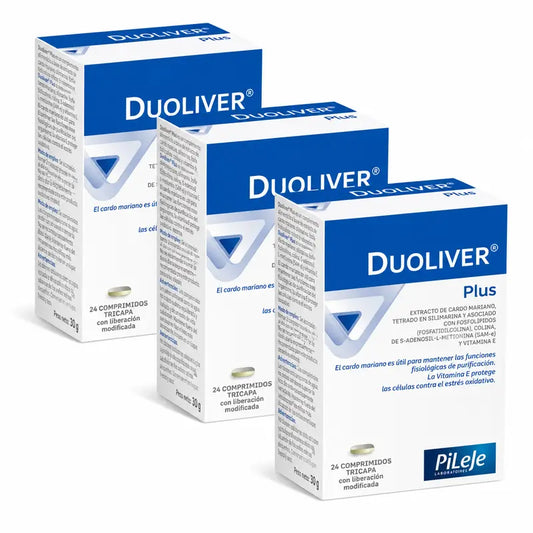 Pileje Duoliver Plus Συσκευασία 3 x 24 δισκία