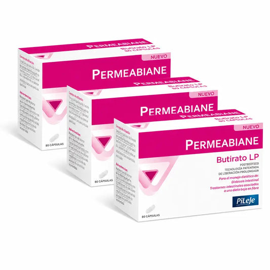 Pileje Permeabiane Butyrate LP, συσκευασία 3 x 60 κάψουλες