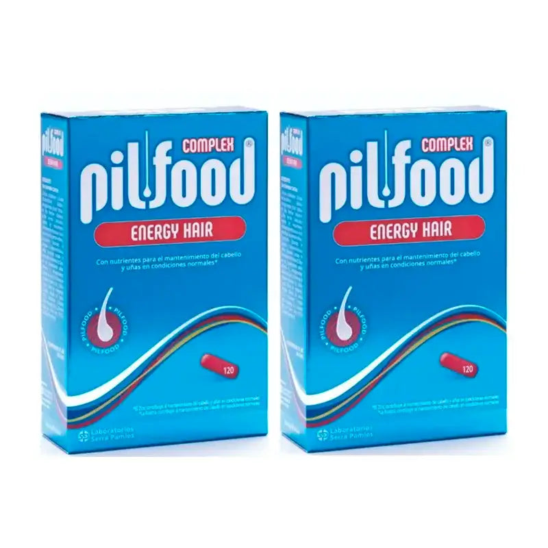 Pilfood Complex Θρεπτικά συστατικά για μαλλιά και νύχια, συσκευασία 2 x 120 δισκία