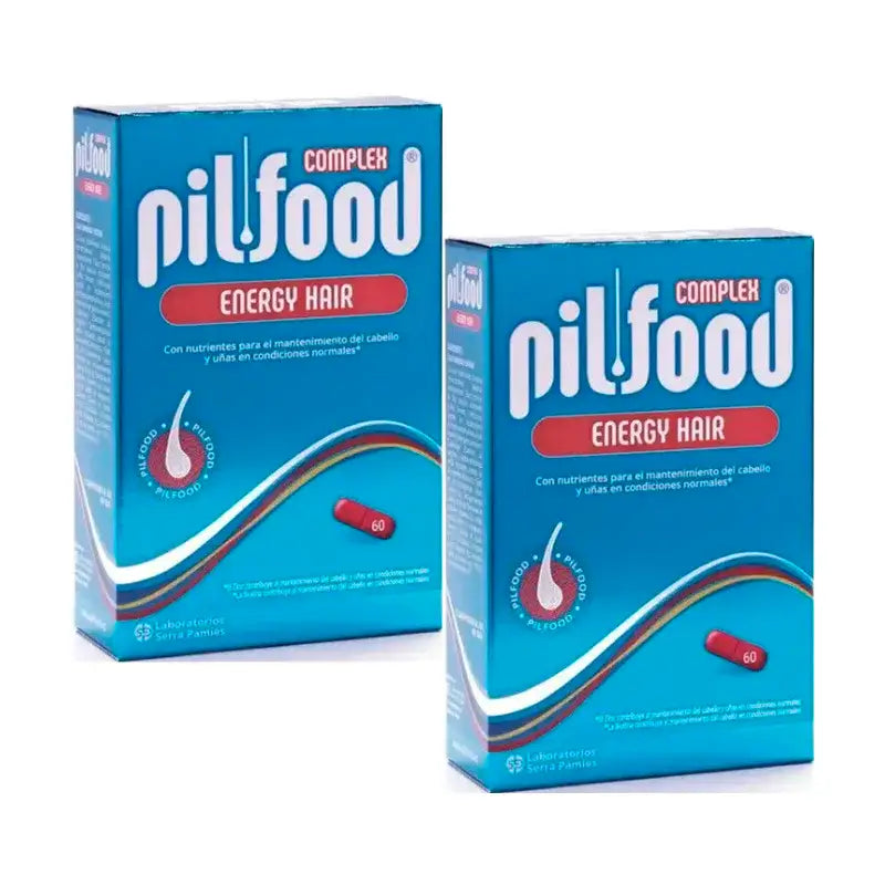 Pilfood Complex Θρεπτικά συστατικά για μαλλιά και νύχια, συσκευασία 2 x 60 δισκία
