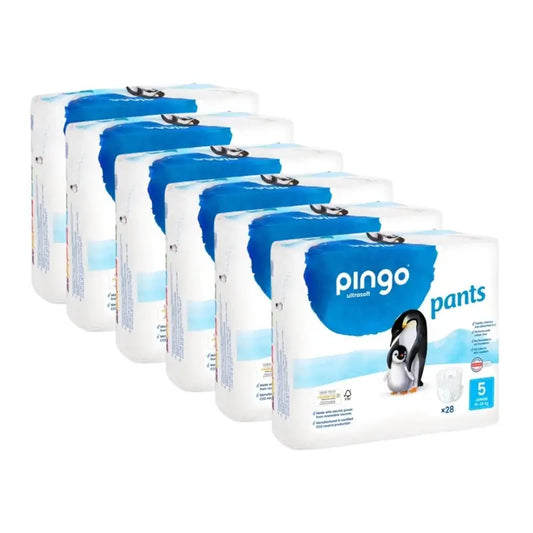 Pingo Οικολογικά Παντελόνια-Πάνες Μέγεθος 5 (11-25 Kg), 6X28 τεμάχια 
