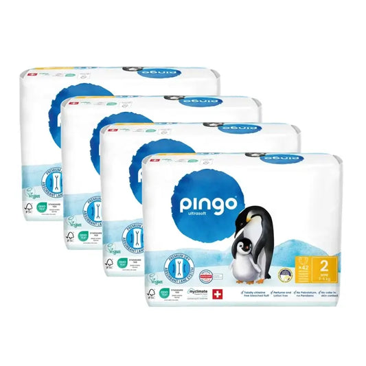 Pingo Οικολογικές Πάνες Μέγεθος 2 (3-6 Kg), 4X42 τεμάχια