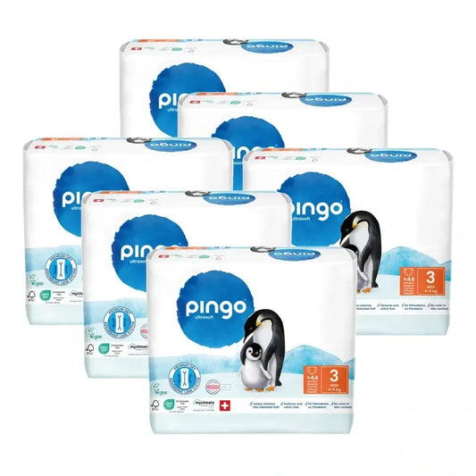 Pingo Οικολογικές Πάνες Μέγεθος 3 (4-9 Kg), 6X44 τεμάχια