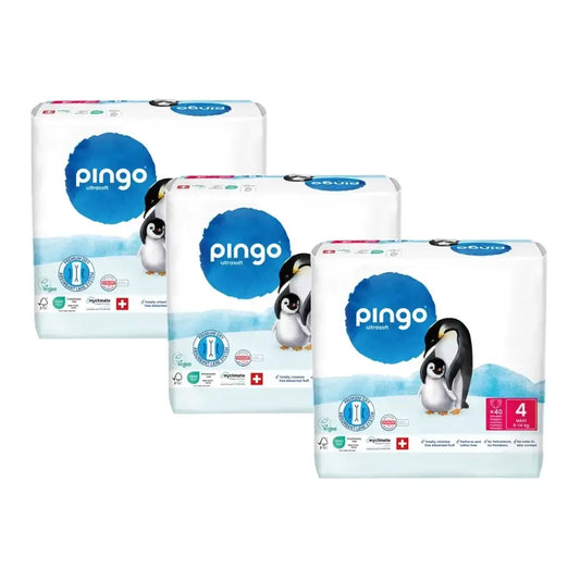 Pingo Οικολογικές Πάνες Μέγεθος 4 (8-14 Kg), 3X40 τεμάχια