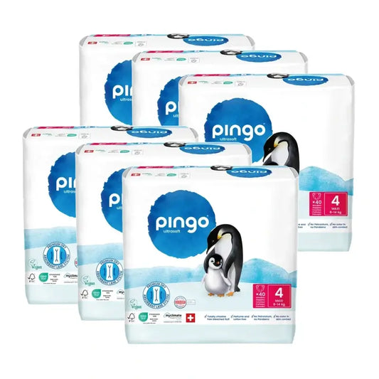Pingo Οικολογικές Πάνες Μέγεθος 4 (8-14 Kg), 6X40 τεμάχια