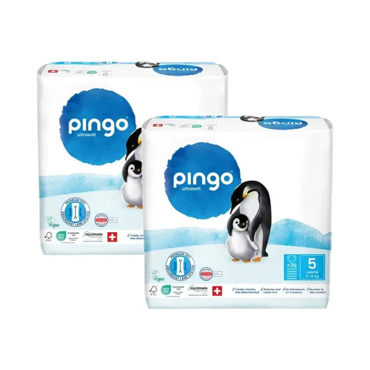 Pingo Οικολογικές Πάνες Μέγεθος 5 (11-16 Kg), 2X36 τεμάχια