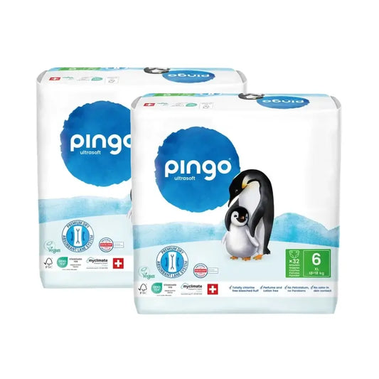 Pingo Οικολογικές πάνες Μέγεθος 6 (13-18 κιλά), 2X32 τεμάχια