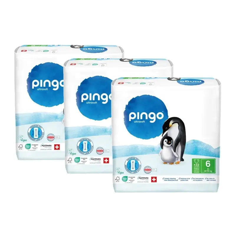 Pingo Οικολογικές Πάνες Μέγεθος 6 (13-18 Kg), 3X32 τεμάχια