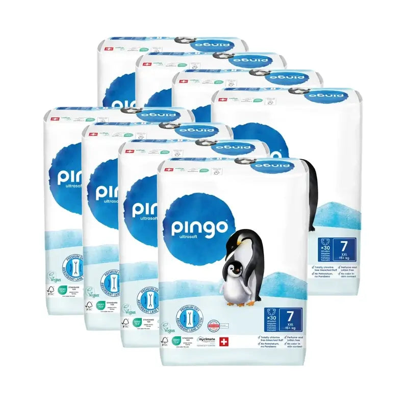 Pingo Οικολογικές Πάνες Μέγεθος 7 (+15 Kg), 8X30 τεμάχια