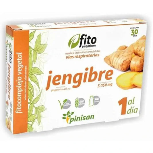 Pinisan Fito Premium Τζίντζερ 30 κάψουλες 