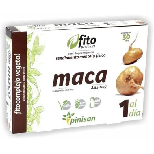 Pinisan Fitopremium Maca, 30 κάψουλες 