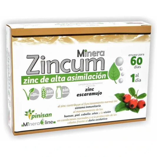 Pinisan Mineraline Zincum 60 κάψουλες 