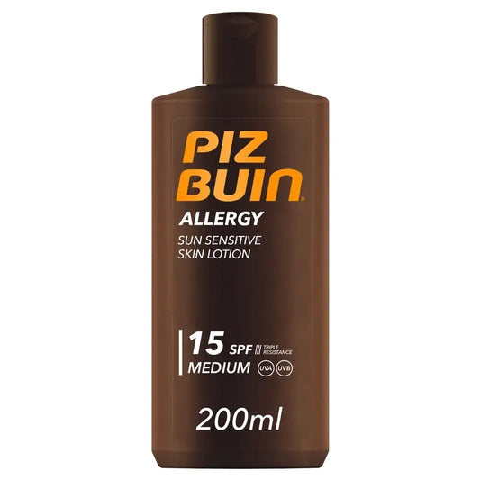 PIZ BUIN Allergy Sensitive Λοσιόν SPF 15, 200 ml