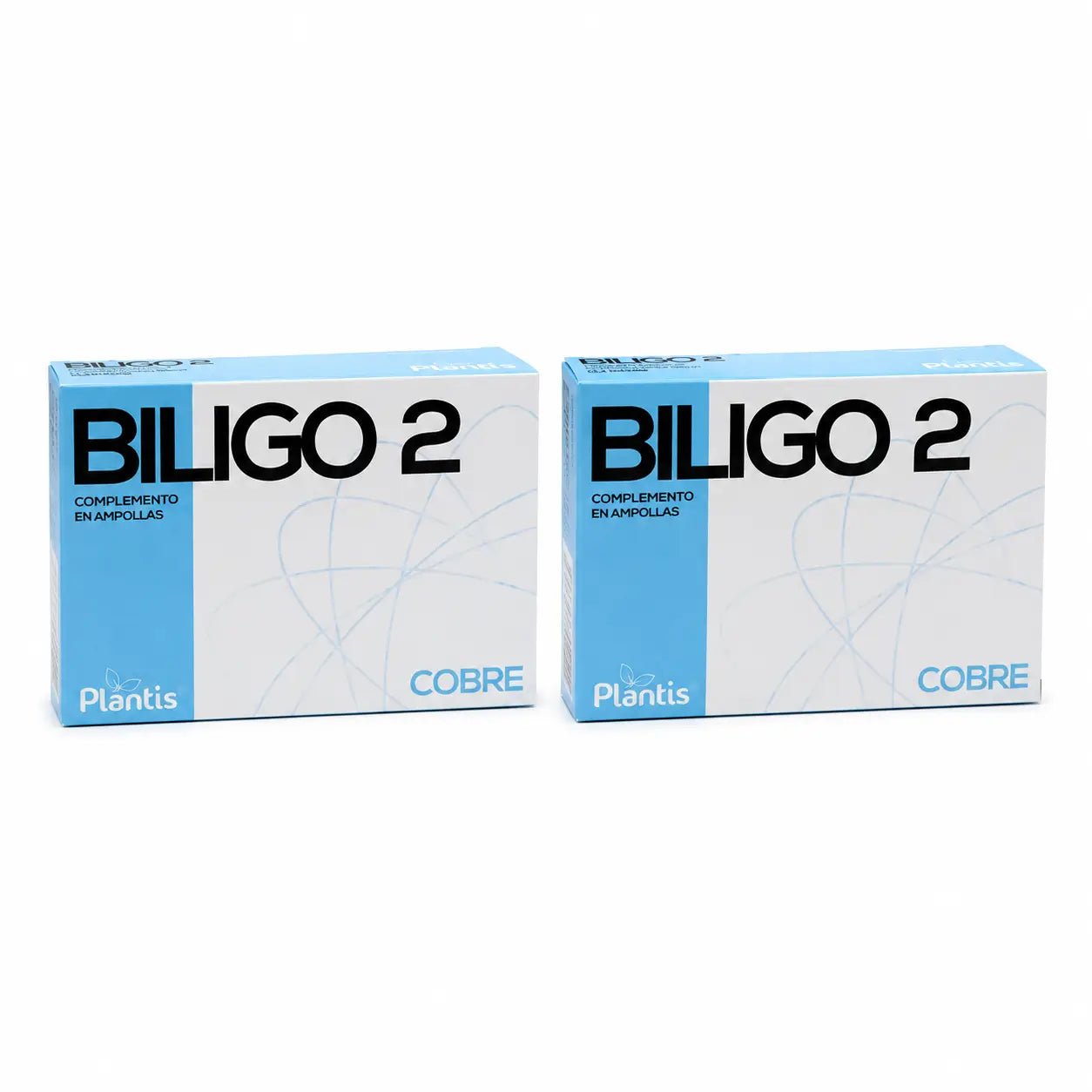 Plantis Biligo 2 Χαλκός 20 αμπούλες των 2 ml, συσκευασία των 2