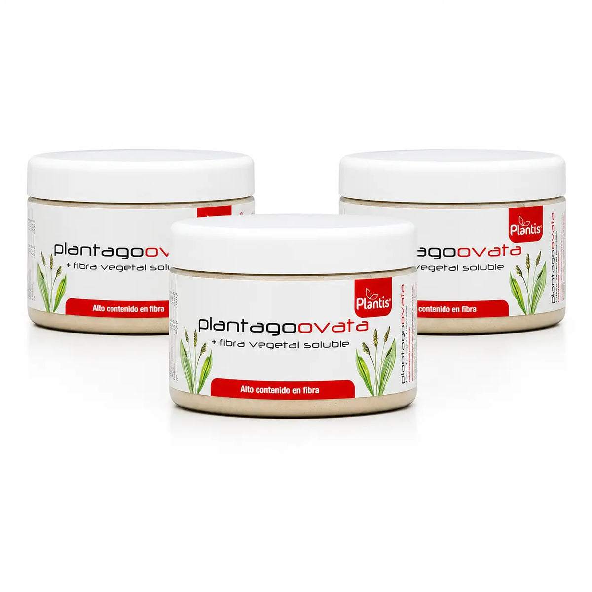 Plantis Plantago Ovata σε βάζο, 180 γρ., συσκευασία 3 τεμαχίων