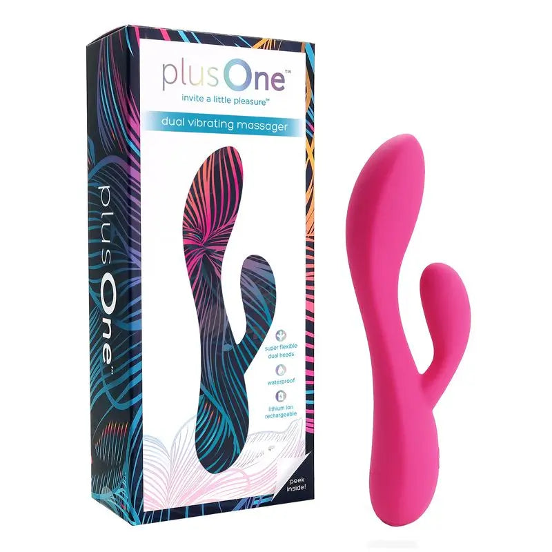 Plusone Dual Vibrating Massager, 1 