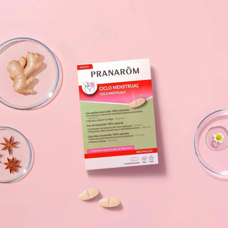 Pranarôm Aromalgic για επώδυνες περιόδους, δισκία, 15 τεμ.