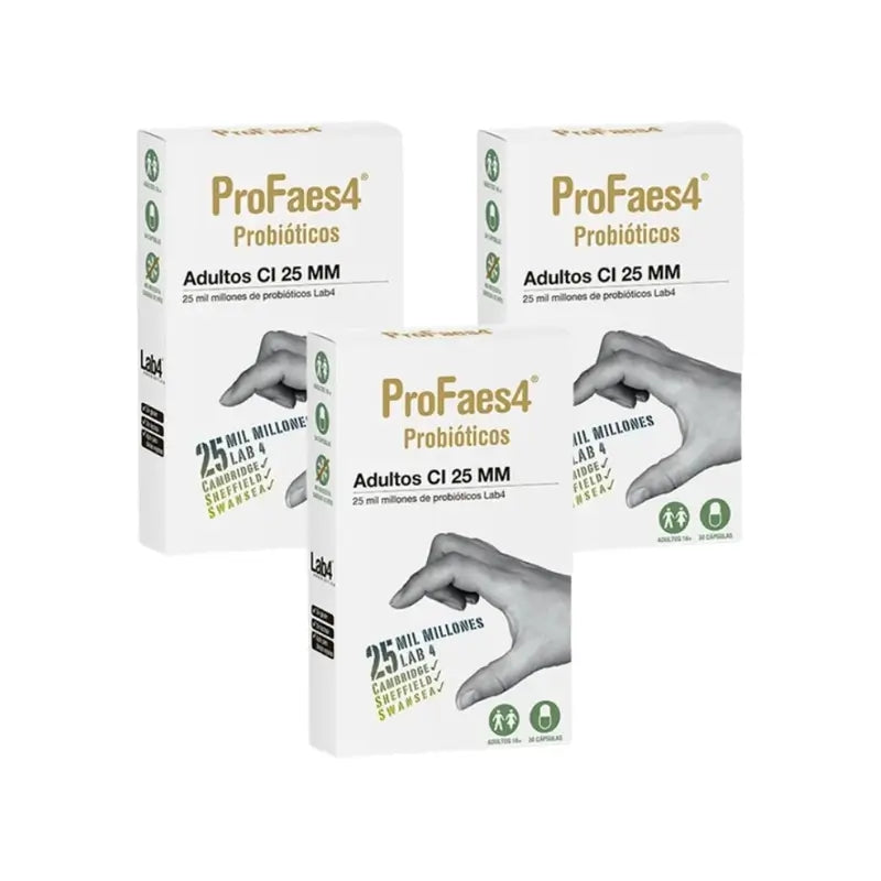 Profaes4 Προβιοτικά για Ενήλικες Ci 25Mm Συσκευασία 3 x 30 δισκία