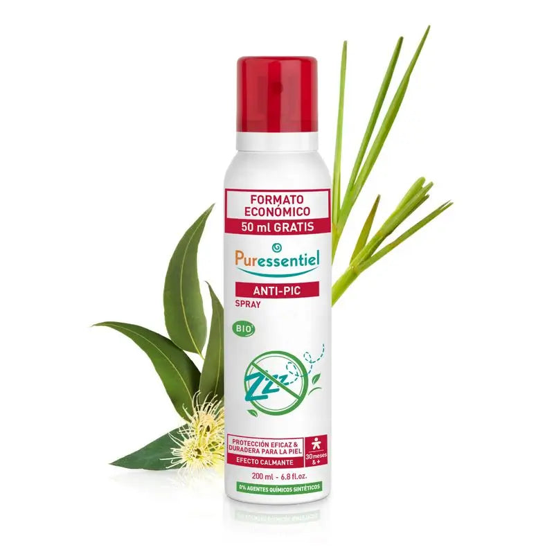 Puressentiel Spray Anti-Pic - Οικογενειακή συσκευασία, 200 ml