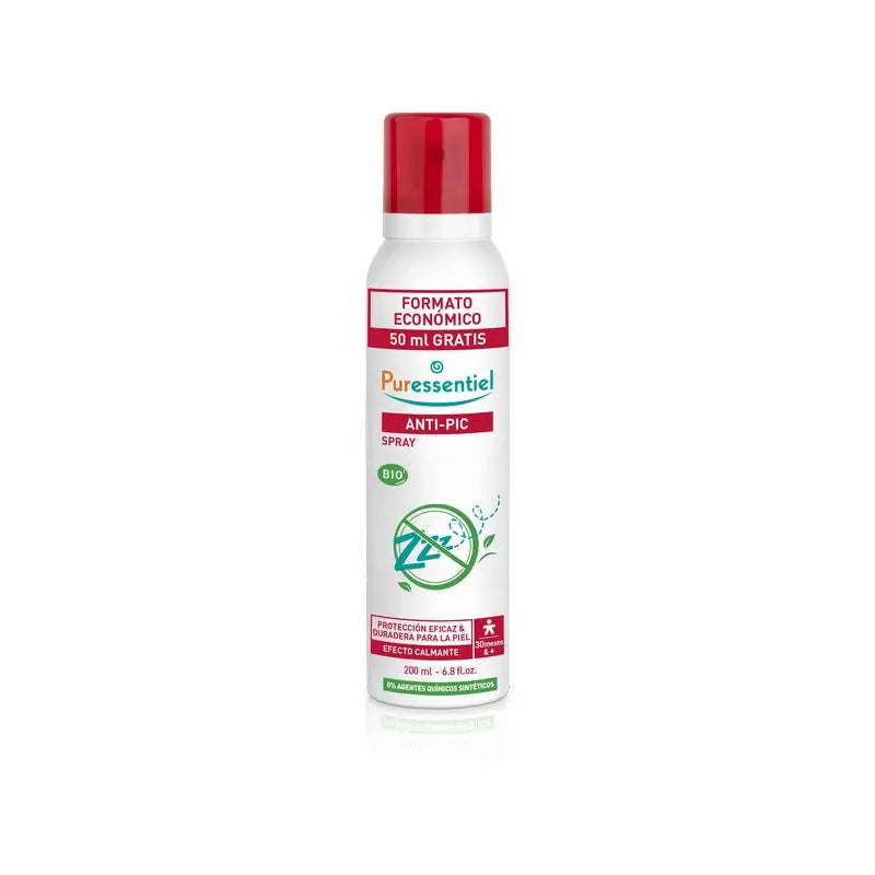 Puressentiel Spray Anti-Pic - Οικογενειακή συσκευασία, 200 ml