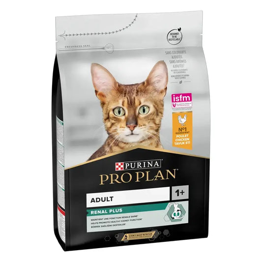 Purina Pro Plan Feline Adult Optirenal Κοτόπουλο 3Kg, τροφή για γάτες