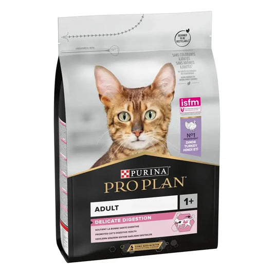 Purina Pro Plan Feline Delicate Optidiges με γαλοπούλα 3Kg, τροφή για γάτες