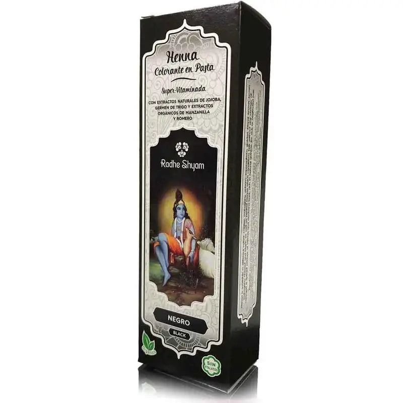 Radhe Shyam Χέννα σε πάστα, μαύρη, 200 ml