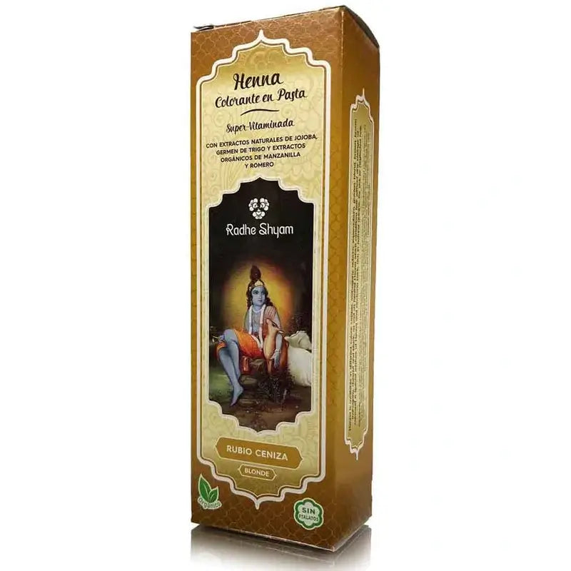 Radhe Shyam Πάστα Χέννας σε απόχρωση Ξανθό Τέφρα, 200 ml