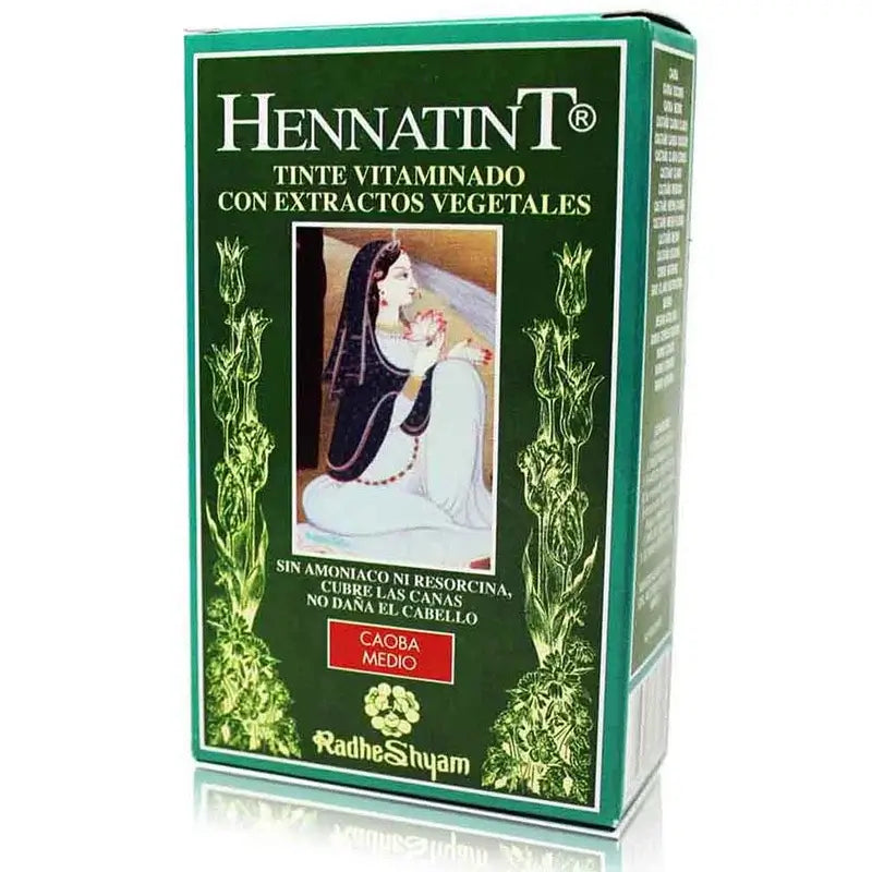 Radhe Shyam Hennatint Μέτρια απόχρωση καομπά, 60 ml
