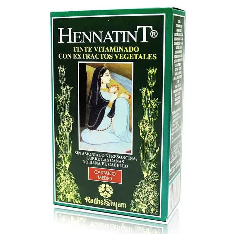Radhe Shyam Hennatint Καστανό Μέτριο, 60 ml
