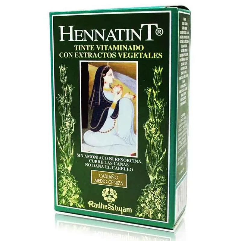 Radhe Shyam Hennatint Καστανό-Γκρι, 60 ml