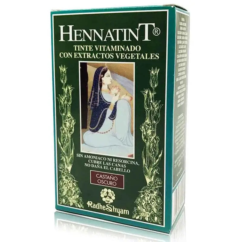 Radhe Shyam Hennatint Σκούρο Καστανό, 60 ml