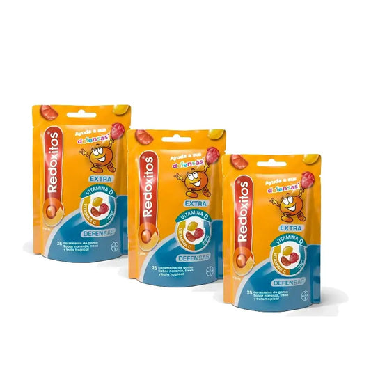 Redoxon Redoxitos Extra Defensas +4 ετών, συσκευασία 3 x 25 ζελεδάκια