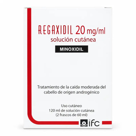 Regaxidil 20 mg/ml Μινοξιδίλη, δερματικό διάλυμα, 2 φιαλίδια των 60 ml