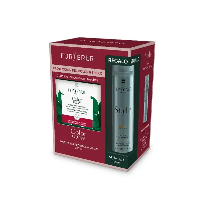 René Furterer Rf Pack Color Glow Μάσκα 200 ml + Style Λάκα 100 ml