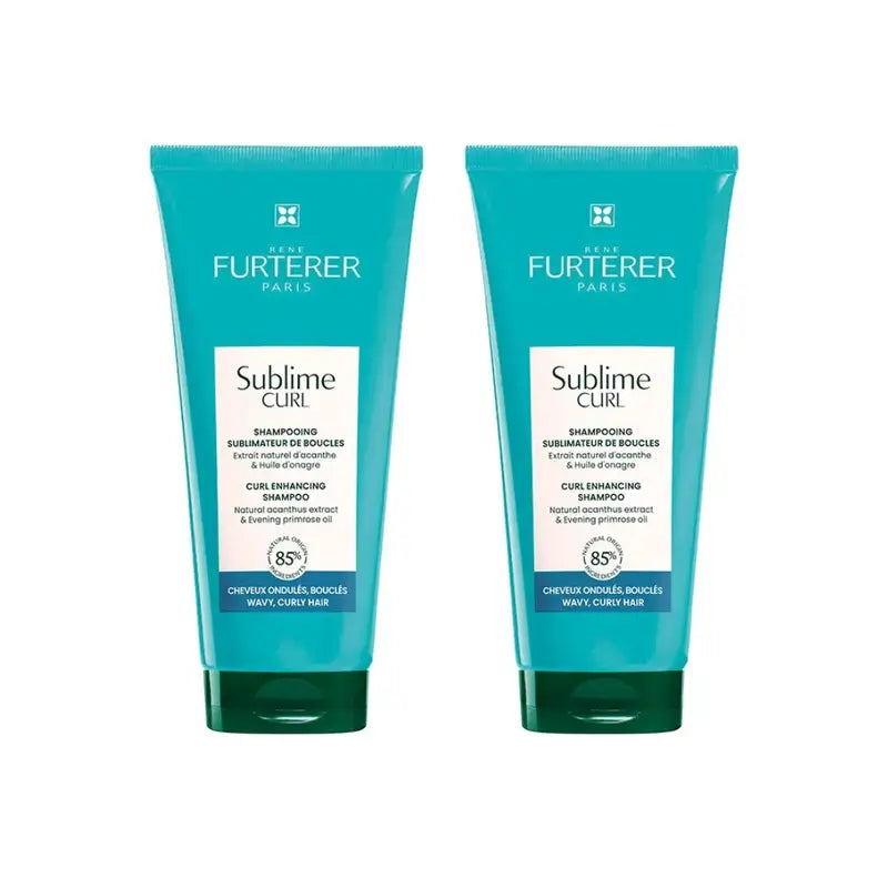 Rene Furterer Sublime Curl Σαμπουάν για την ενίσχυση των μπούκλων, 2×200 ml 