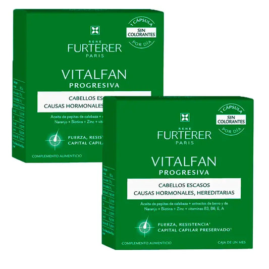 Rene Furterer Vitalfan Προοδευτική Τριχόπτωση, Συσκευασία 2 x 30 κάψουλες