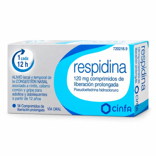 Respidina 120 mg παρατεταμένης αποδέσμευσης, 14 δισκία
