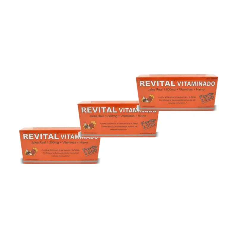 Revital Vitaminado Forte 1500, συσκευασία 3 x 20 αμπούλες