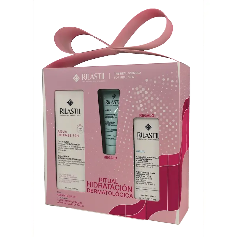 Rilastil Cracker Aqua Intense 40 ml + Aqua Limp 15 ml + Aqua Mascarilla 15 ml 