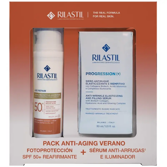 Rilastil Pack Sun System Age Repair SPF50+ και Progression (+) Serum, 80 ml