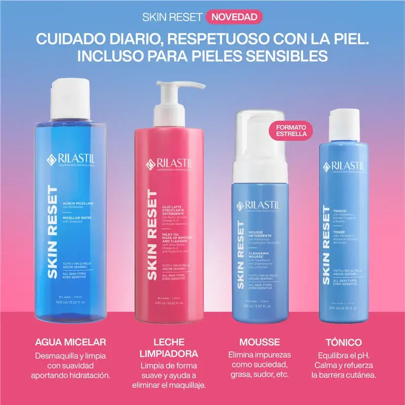 Rilastil Skin Reset Ril Skin Reset Λάδι-Γάλα 400 ml Nf