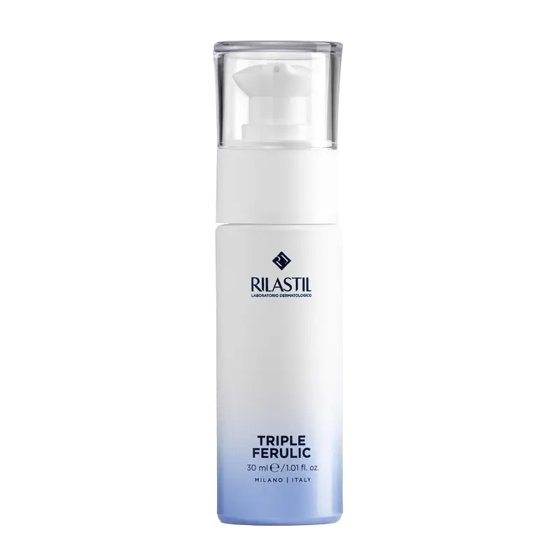 Rilastil Triple Ferulic: Αντιγηραντικό, αντιοξειδωτικό και φωτεινότητα προσδίδον ορός, 30 ml