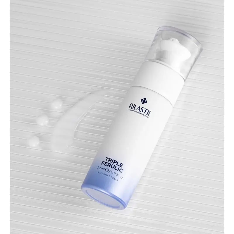 Rilastil Triple Ferulic: Αντιγηραντικό, αντιοξειδωτικό και φωτεινότητα προσδίδον ορός, 30 ml