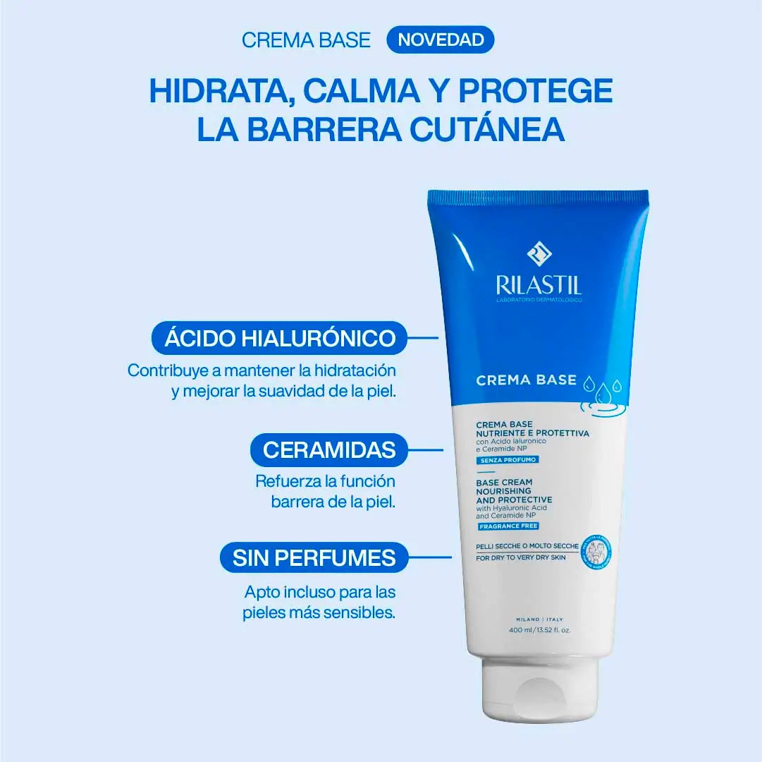 Rilastil Xerolact Ril Κρέμα Βάσης 400 ml