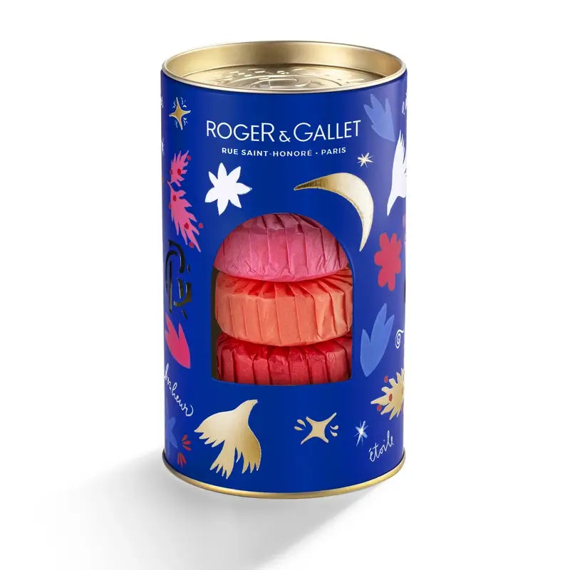 Roger & Gallet Σετ σαπουνιών ευεξίας: Fleur De Figuier - Gingembre Rouge - Rose, 3 τεμάχια