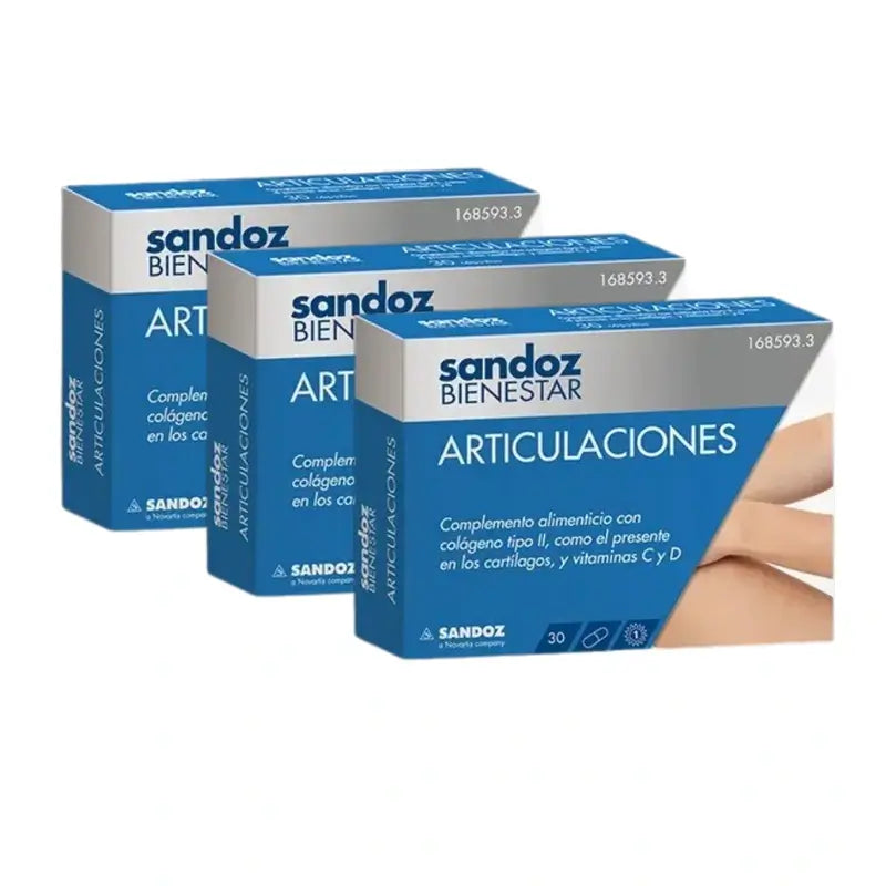 Sandoz Bienestar Articulaciones Συσκευασία 3 x 30 κάψουλες